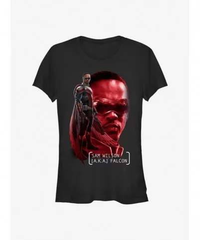 High Quality Marvel The Falcon And The Winter Soldier Sam Wilson Girls T-Shirt $6.96 T-Shirts