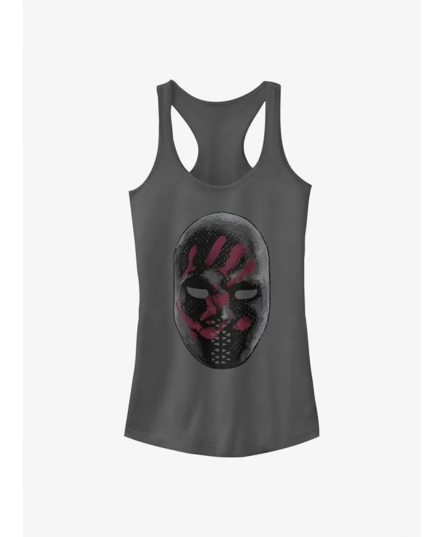 Cheap Sale Marvel The Falcon And The Winter Soldier Flag Smashers Mask Girls Tank $8.76 Tanks