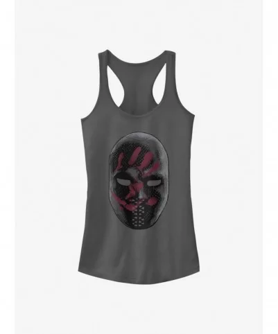 Cheap Sale Marvel The Falcon And The Winter Soldier Flag Smashers Mask Girls Tank $8.76 Tanks