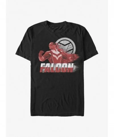 Value for Money Marvel The Falcon And The Winter Soldier Falcon Speed T-Shirt $6.06 T-Shirts