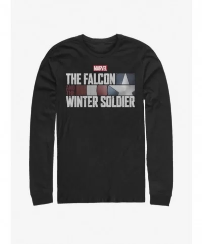 Value for Money Marvel The Falcon And The Winter Soldier Long-Sleeve T-Shirt $9.74 T-Shirts