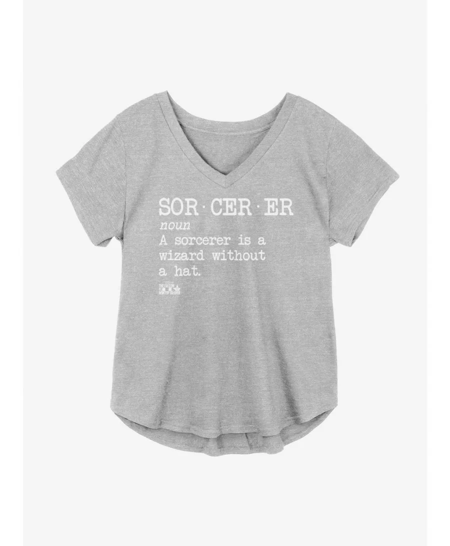 Exclusive Marvel The Falcon And The Winter Soldier Definition Of A Sorcerer Girls Plus Size T-Shirt $8.79 T-Shirts