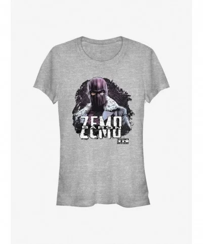 Hot Sale Marvel The Falcon And The Winter Soldier Underworldly Heir Baron Zemo Girls T-Shirt $8.09 T-Shirts