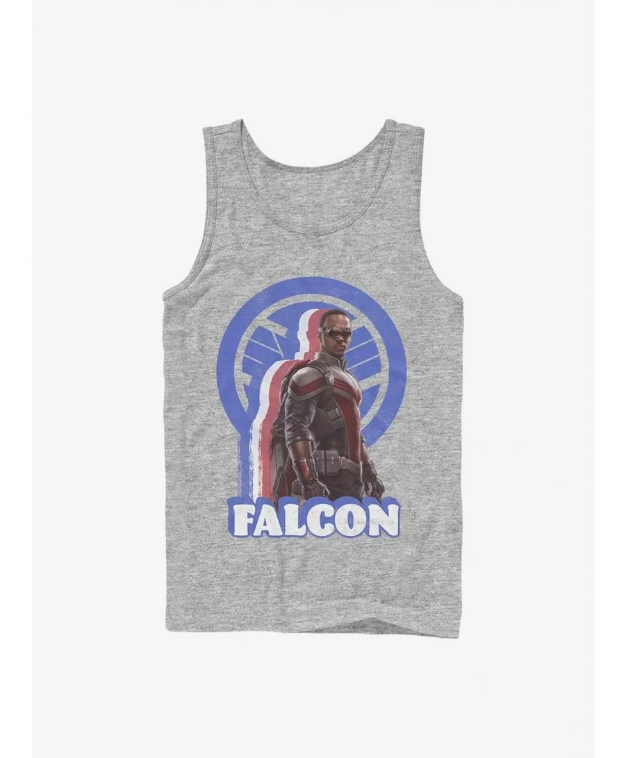 Limited Time Special Marvel The Falcon And The Winter Soldier Falcon Pose Logo Tank $7.57 Tanks