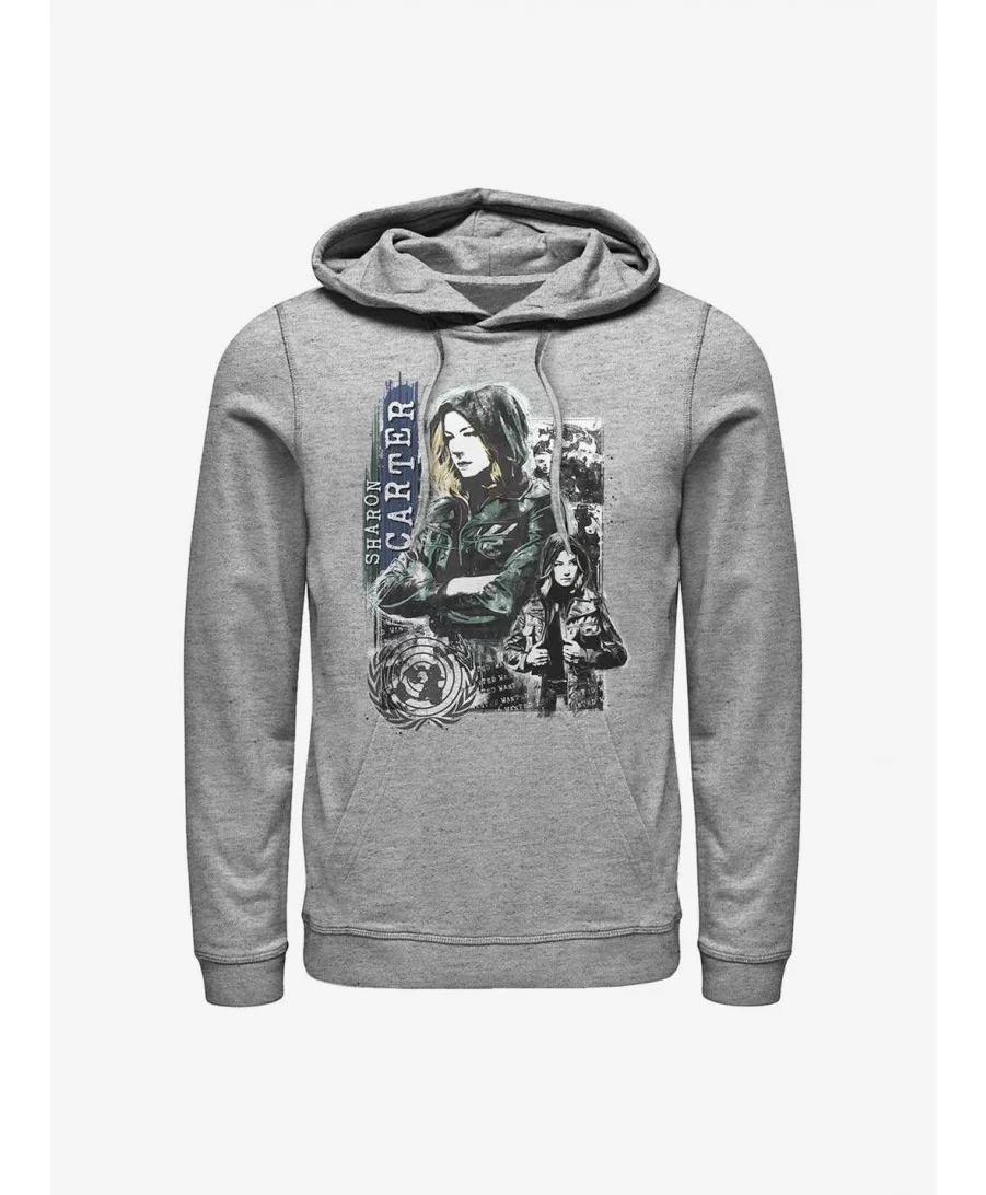 Value for Money Marvel The Falcon And The Winter Soldier Sharon Carter Hoodie $14.73 Hoodies