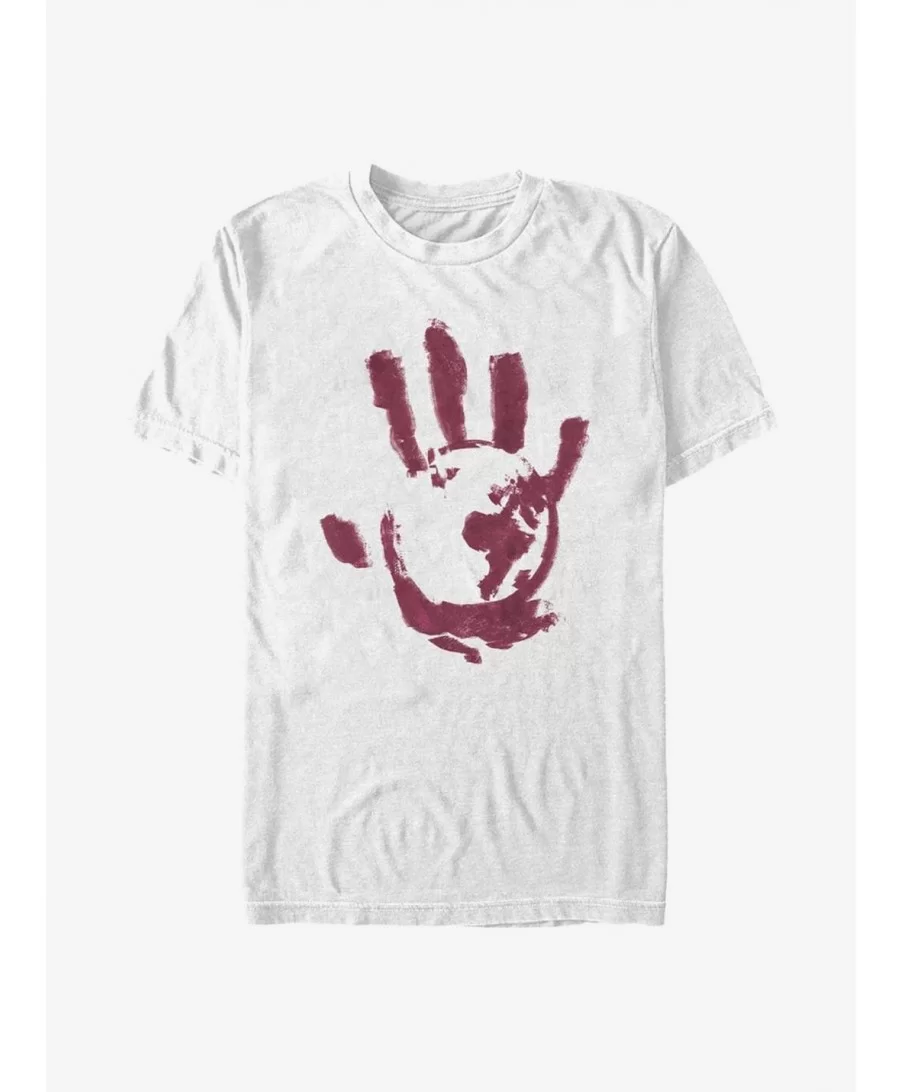 Seasonal Sale Marvel The Falcon And The Winter Soldier Bloody Hand T-Shirt $6.99 T-Shirts