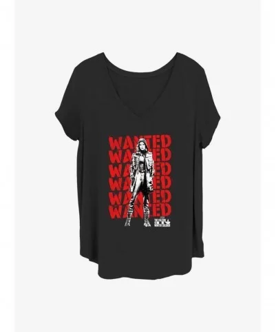 Festival Price Marvel The Falcon and the Winter Soldier Wanted Girls T-Shirt Plus Size $6.94 T-Shirts