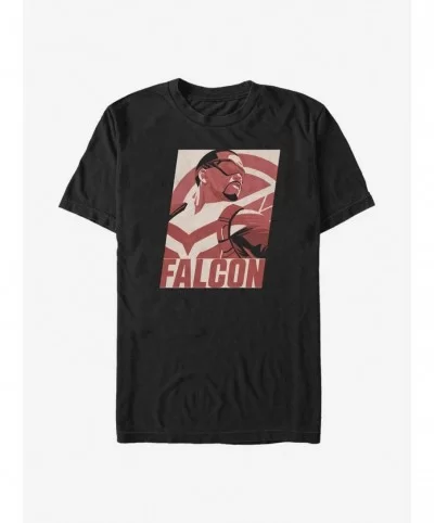 Sale Item Marvel The Falcon And The Winter Soldier Falcon Poster T-Shirt $4.97 T-Shirts