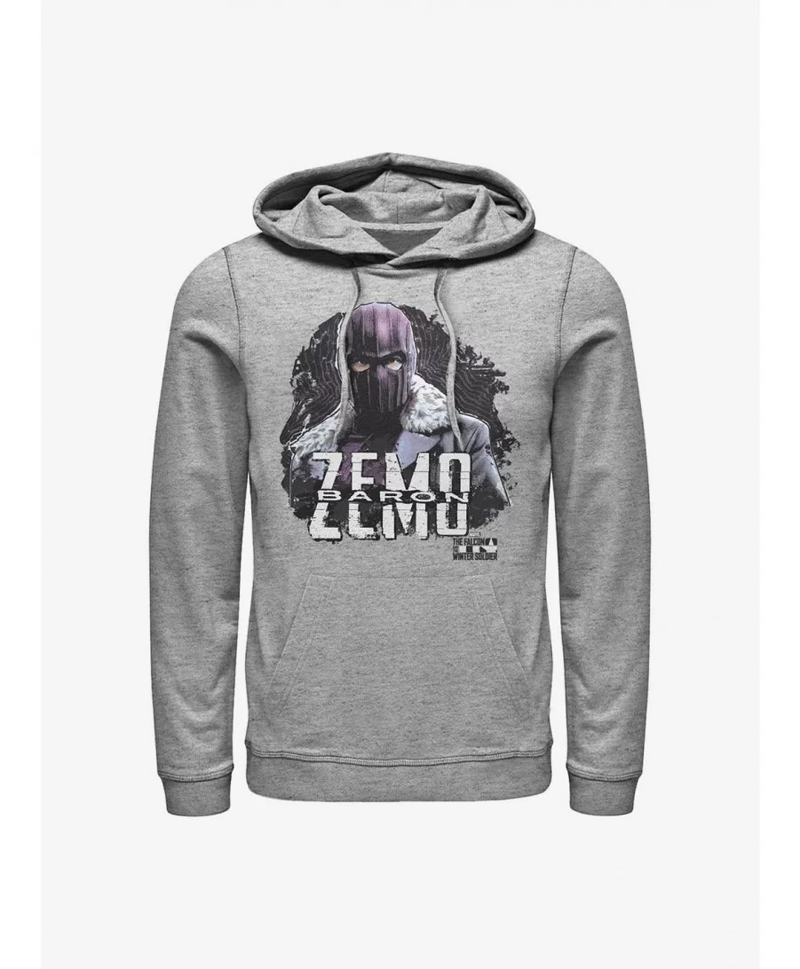 Value Item Marvel The Falcon And The Winter Soldier Underworldly Heir Baron Zemo Hoodie $13.65 Hoodies