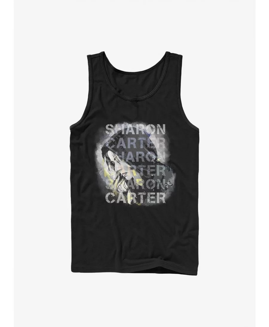 Sale Item Marvel The Falcon And The Winter Soldier Carter Overlay Tank $5.98 Tanks