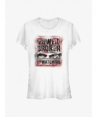 Exclusive Price Marvel The Falcon And The Winter Soldier Power Broker Is Watching Girls T-Shirt $7.77 T-Shirts