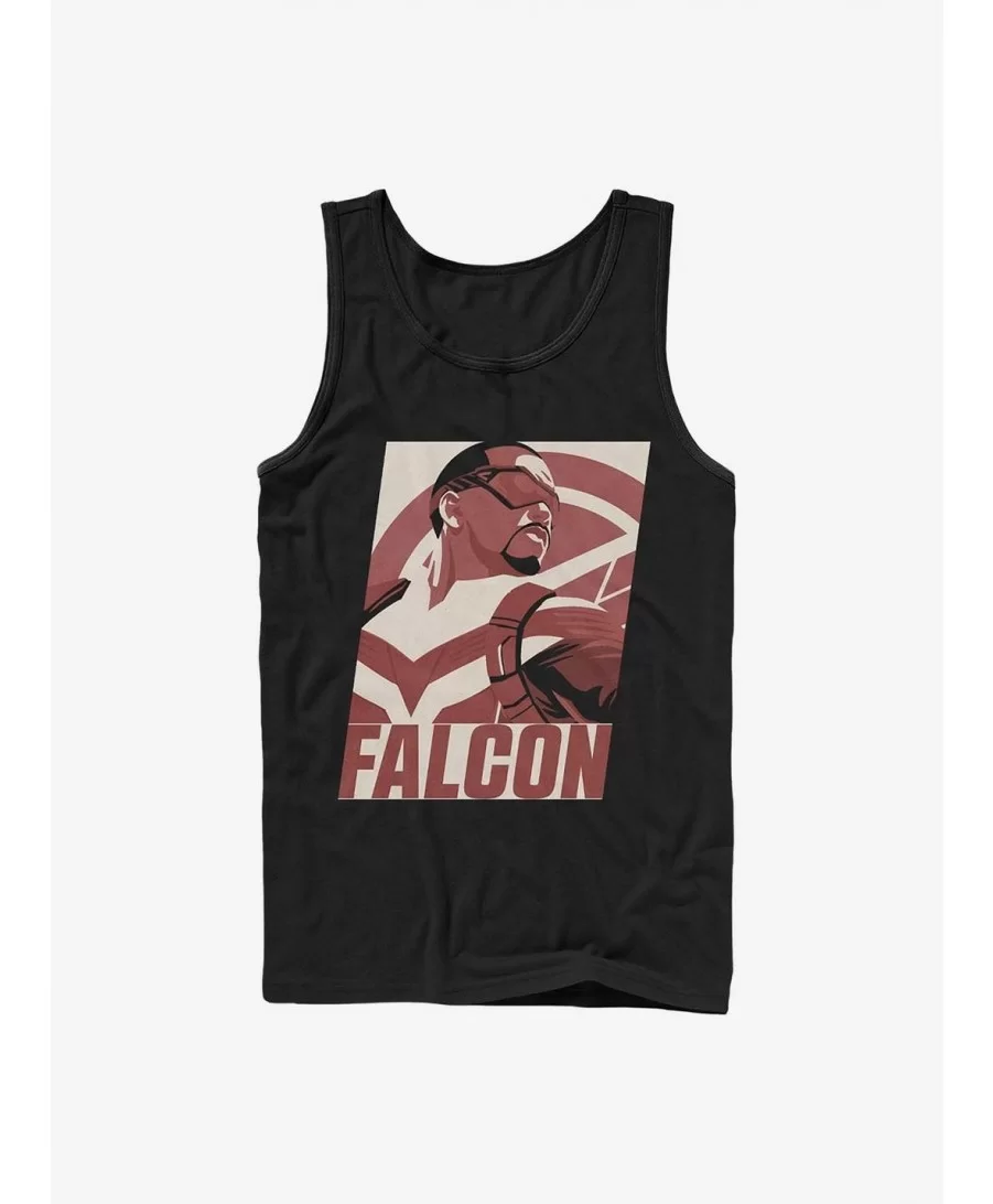 Exclusive Price Marvel The Falcon And The Winter Soldier Falcon Poster Tank $9.76 Tanks