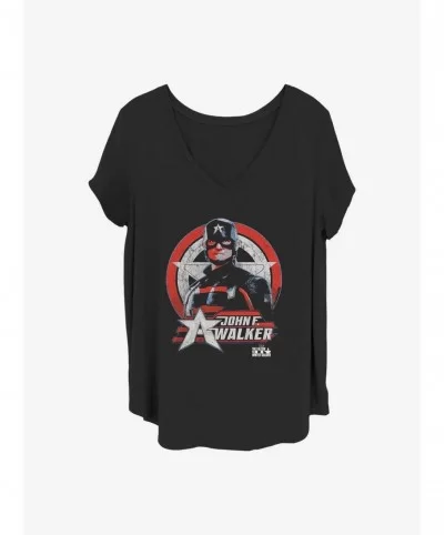 High Quality Marvel The Falcon and the Winter Soldier Walker Ranger Girls T-Shirt Plus Size $11.56 T-Shirts