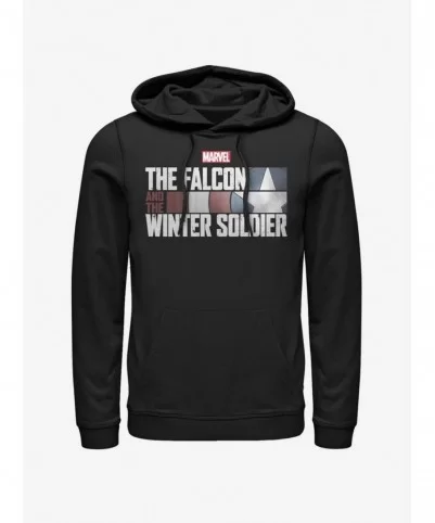 Clearance Marvel The Falcon And The Winter Soldier Hoodie $13.29 Hoodies