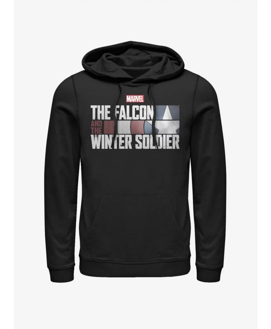 Clearance Marvel The Falcon And The Winter Soldier Hoodie $13.29 Hoodies