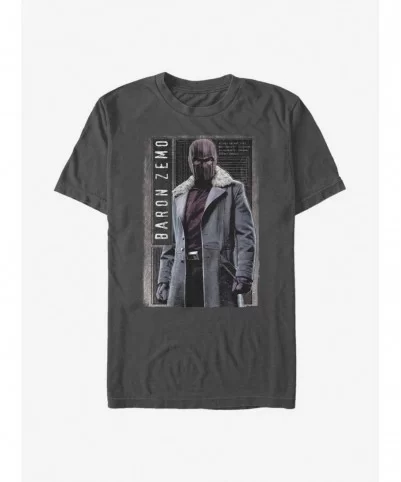 Discount Marvel The Falcon And The Winter Soldier Baron Panel T-Shirt $6.21 T-Shirts