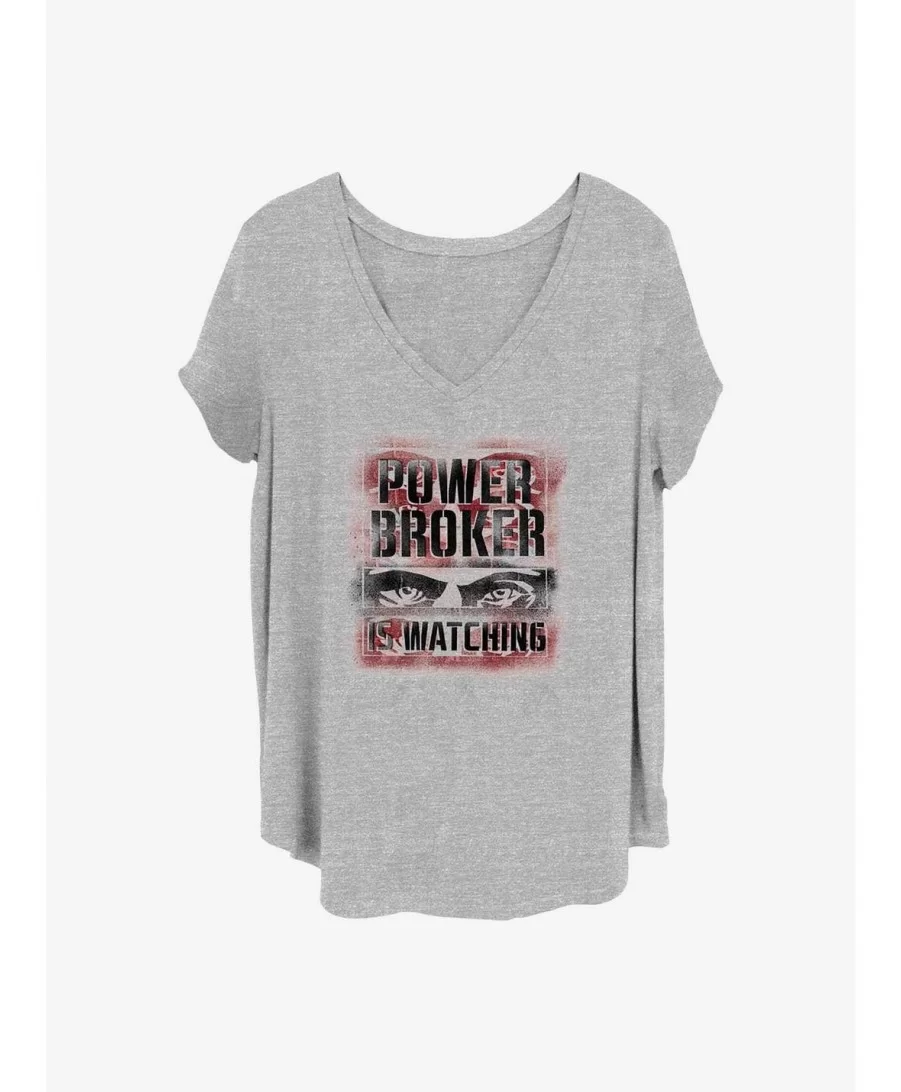 Exclusive Price Marvel The Falcon and the Winter Soldier Power Broker Girls T-Shirt Plus Size $10.64 T-Shirts