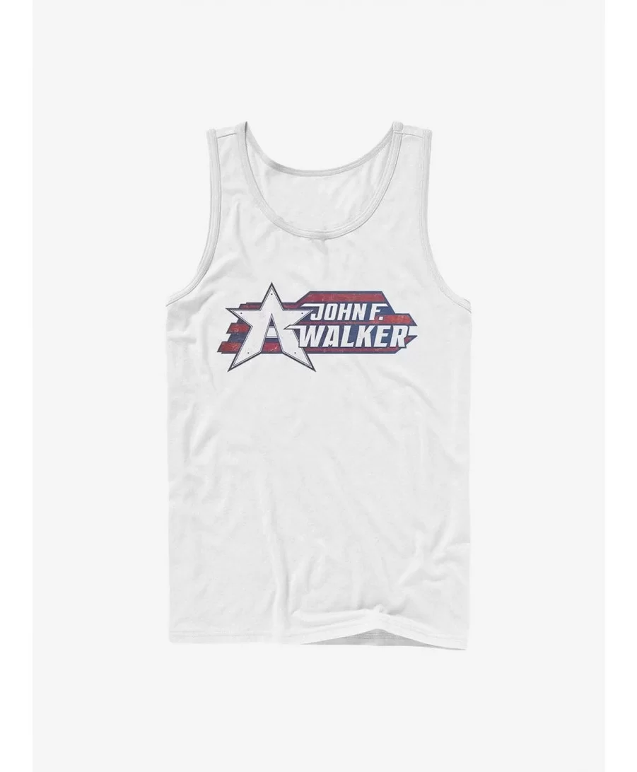 Clearance Marvel The Falcon And The Winter Soldier Walker Logo Tank $6.18 Tanks