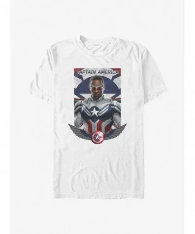 Premium Marvel The Falcon And The Winter Soldier Falcon Is Captain America T-Shirt $4.97 T-Shirts