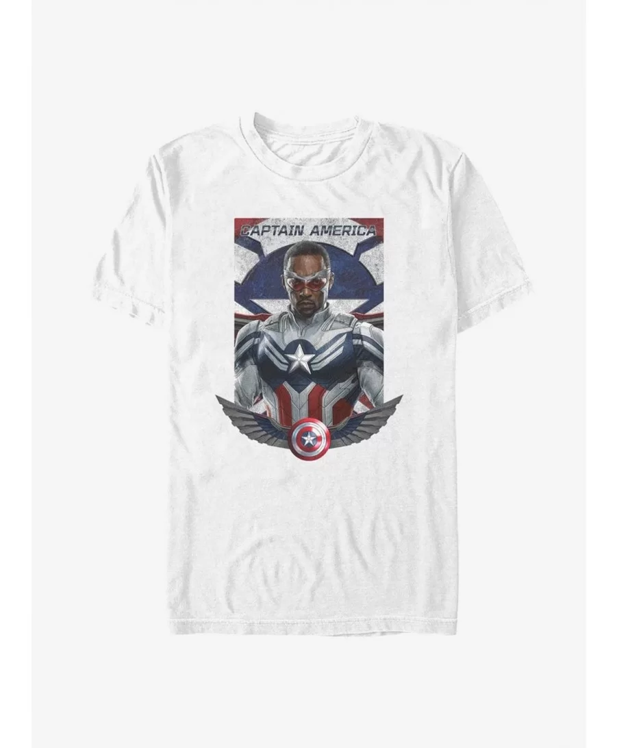 Premium Marvel The Falcon And The Winter Soldier Falcon Is Captain America T-Shirt $4.97 T-Shirts