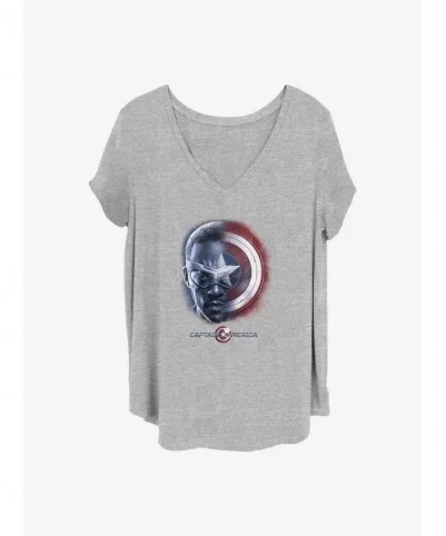 Premium Marvel The Falcon and the Winter Soldier Sam And The Shield Girls T-Shirt Plus Size $9.02 T-Shirts