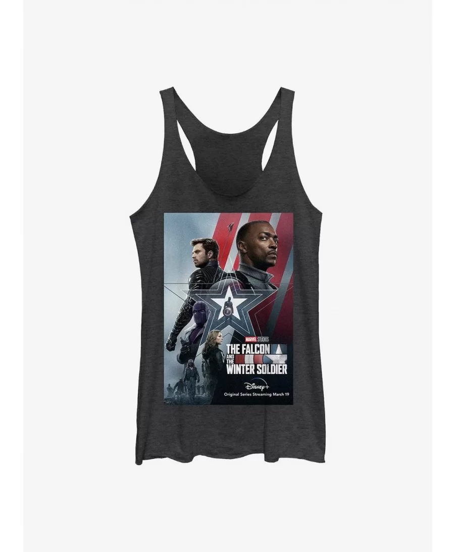 Premium Marvel The Falcon And The Winter Soldier Poster Girls Tank $10.15 Tanks