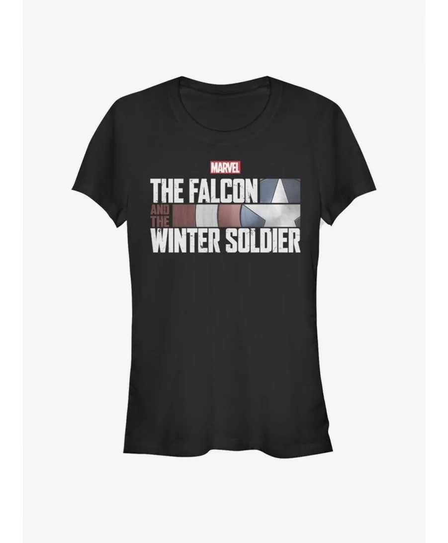 New Arrival Marvel The Falcon And The Winter Soldier Girls T-Shirt $6.63 T-Shirts