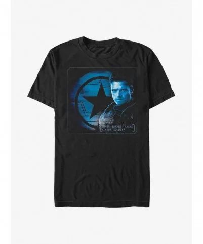 Pre-sale Discount Marvel The Falcon And The Winter Soldier Barnes Shield T-Shirt $7.77 T-Shirts