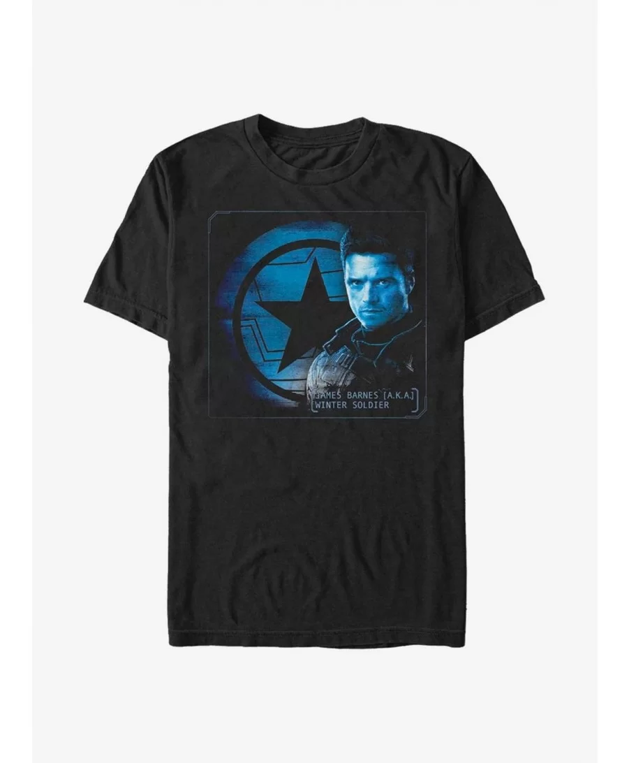 Pre-sale Discount Marvel The Falcon And The Winter Soldier Barnes Shield T-Shirt $7.77 T-Shirts