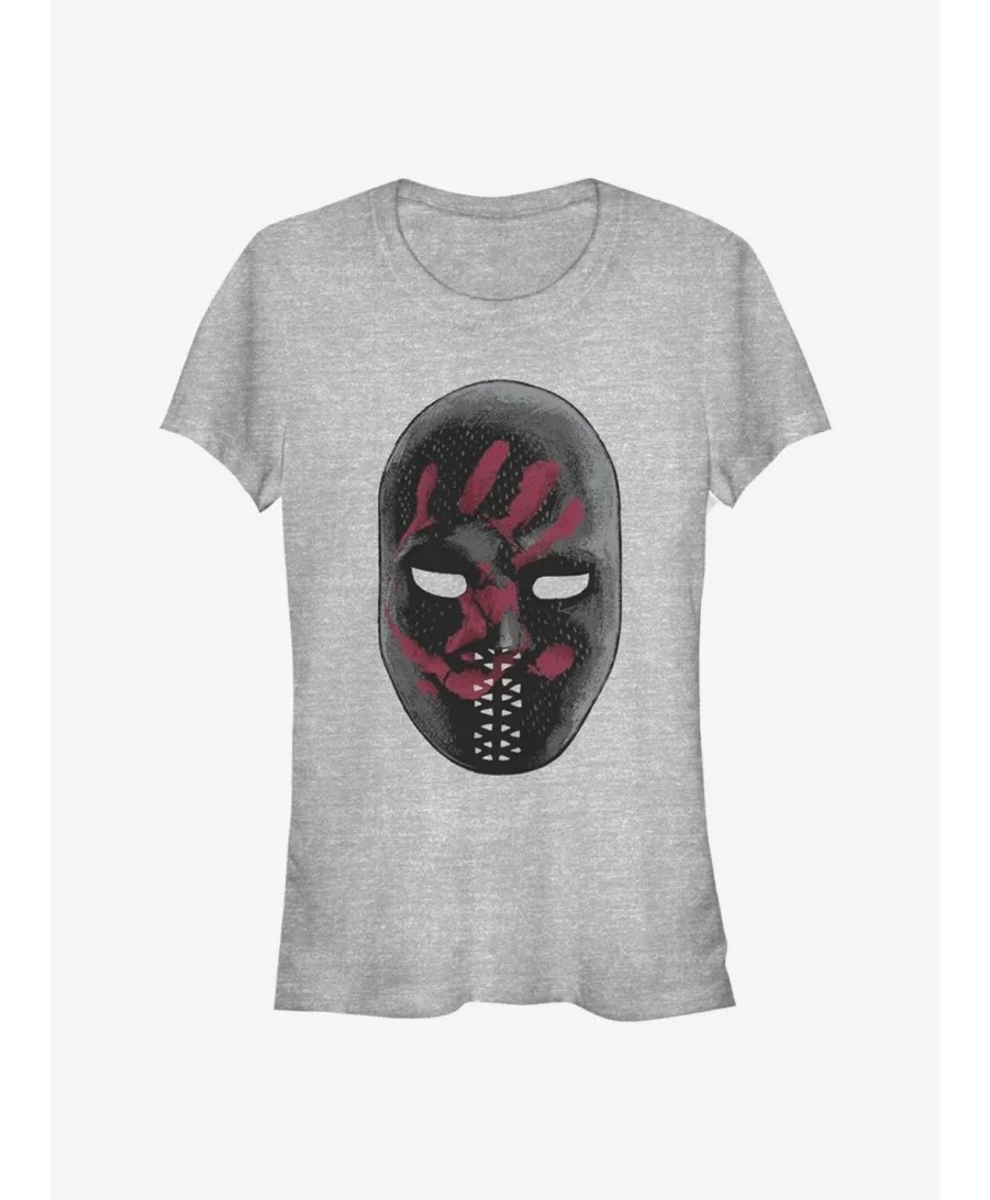 Cheap Sale Marvel The Falcon And The Winter Soldier Flag Smashers Mask Girls T-Shirt $7.77 T-Shirts