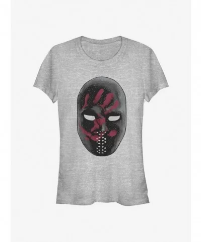 Cheap Sale Marvel The Falcon And The Winter Soldier Flag Smashers Mask Girls T-Shirt $7.77 T-Shirts