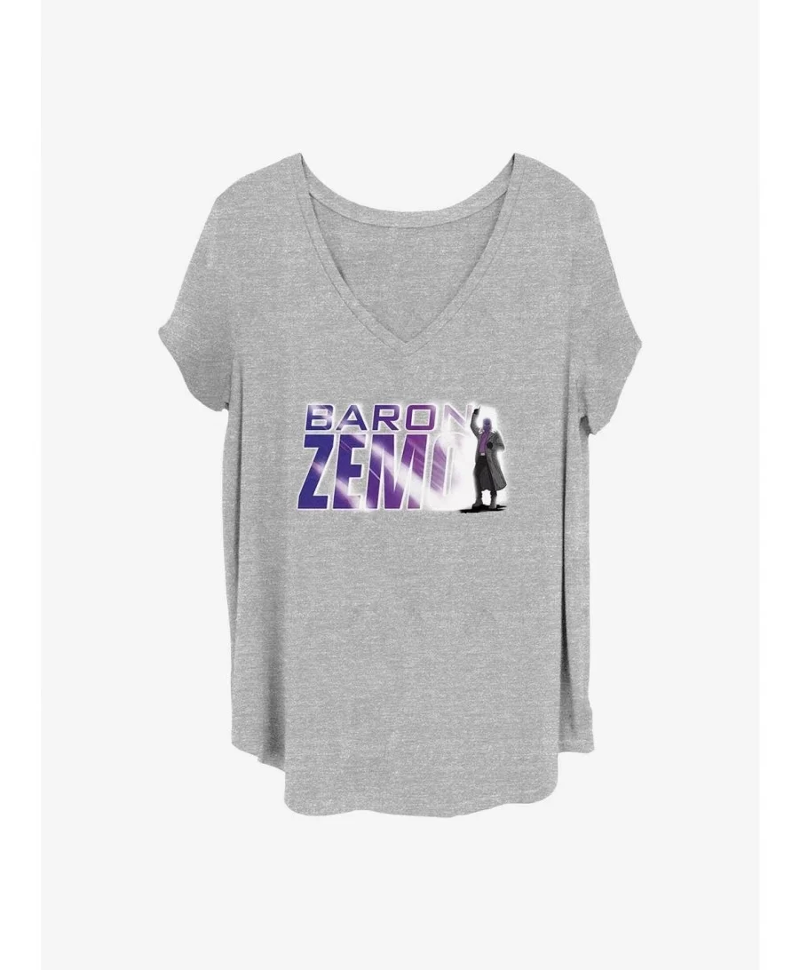 Wholesale Marvel The Falcon and the Winter Soldier Baron Zemo Girls T-Shirt Plus Size $9.48 T-Shirts