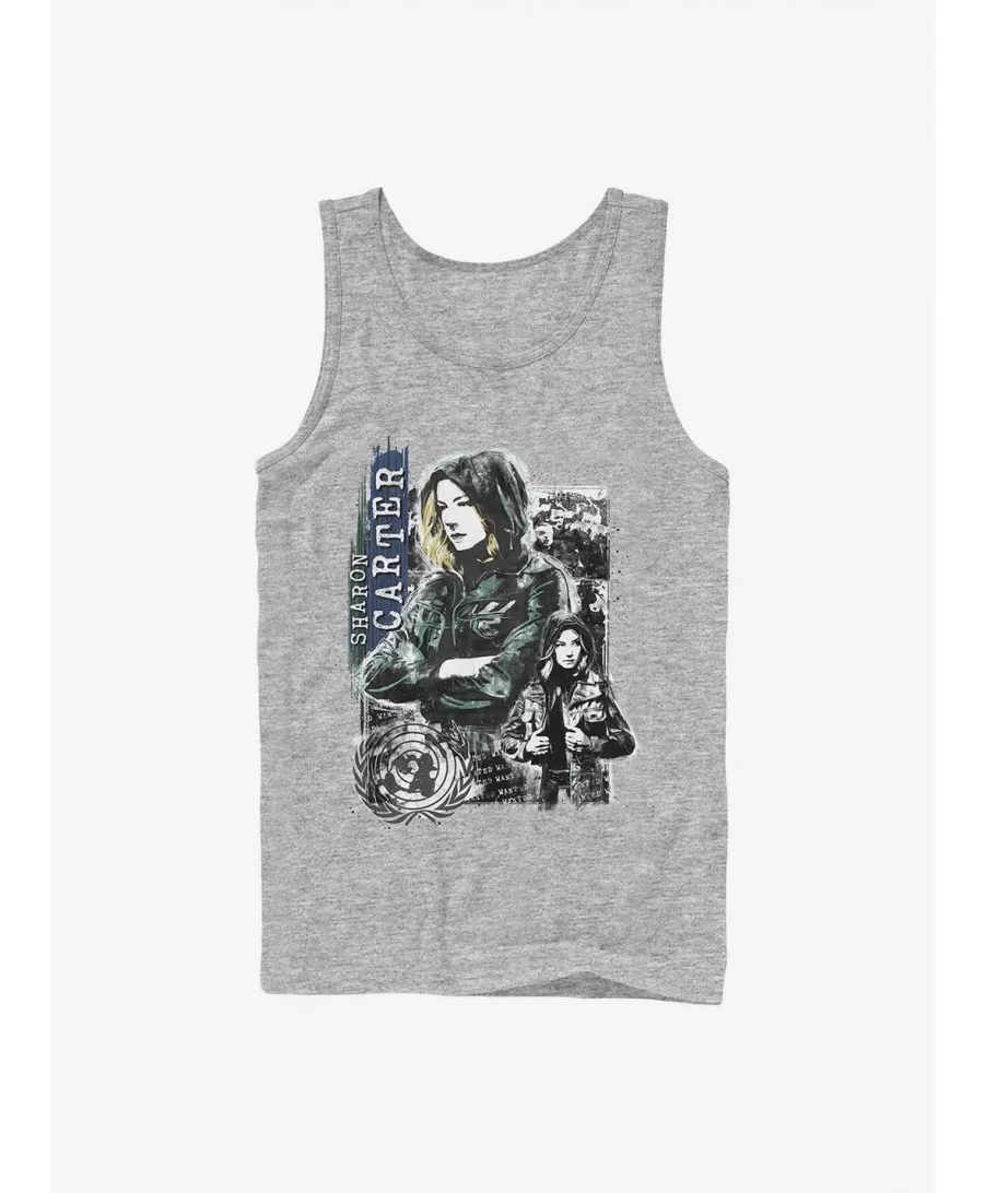 Discount Sale Marvel The Falcon And The Winter Soldier Sharon Carter Tank $6.37 Tanks