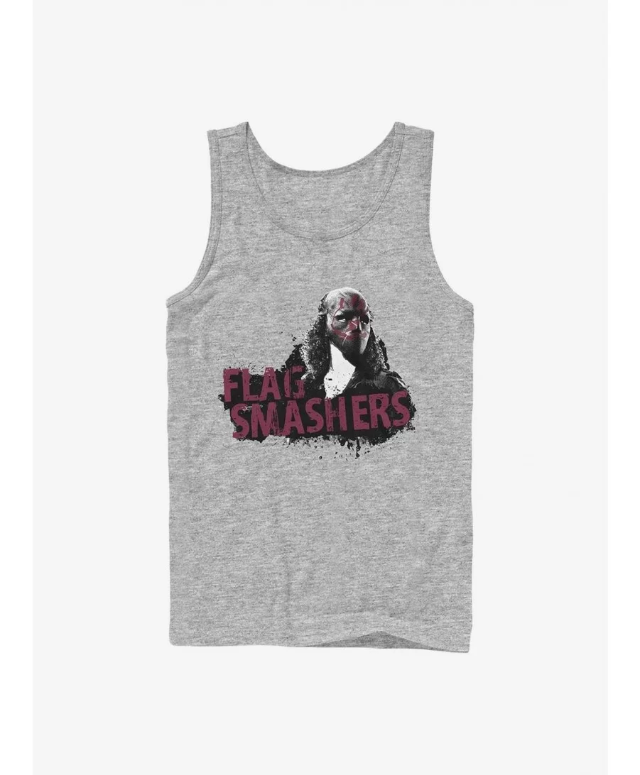 Fashion Marvel The Falcon And The Winter Soldier Flag Smashers Tank $6.57 Tanks