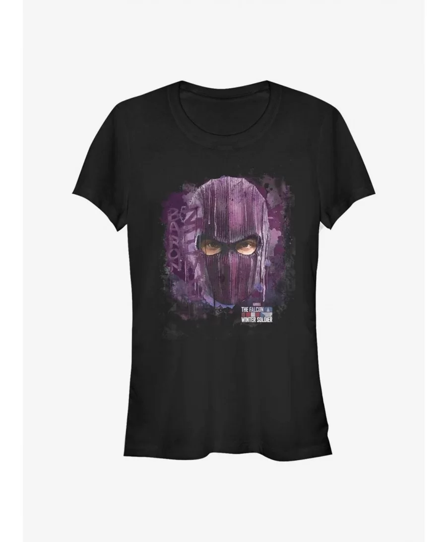 Limited Time Special Marvel The Falcon And The Winter Soldier Baron Eyes Girls T-Shirt $6.80 T-Shirts