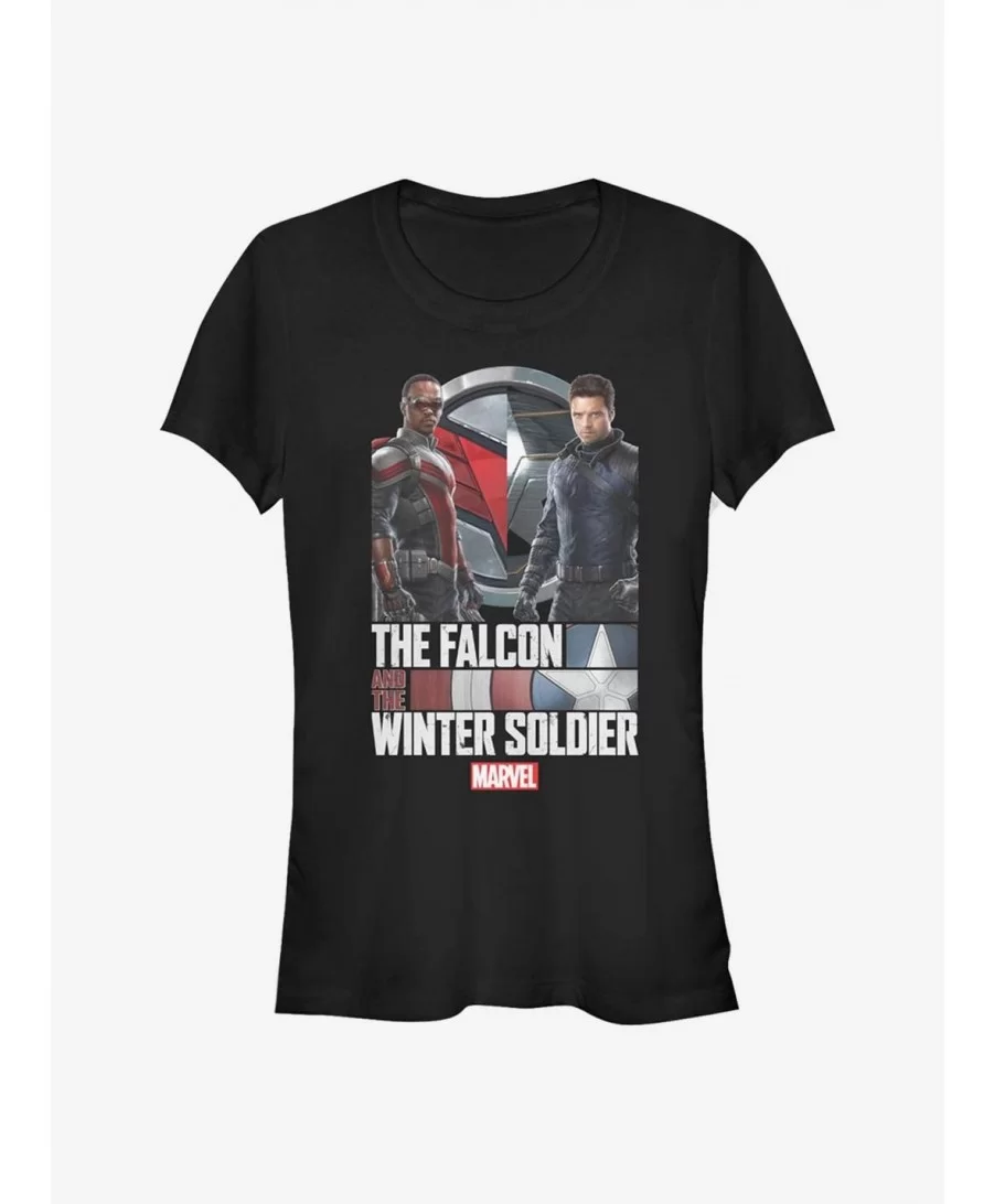 Sale Item Marvel The Falcon And The Winter Soldier Photo Real Girls T-Shirt $6.47 T-Shirts