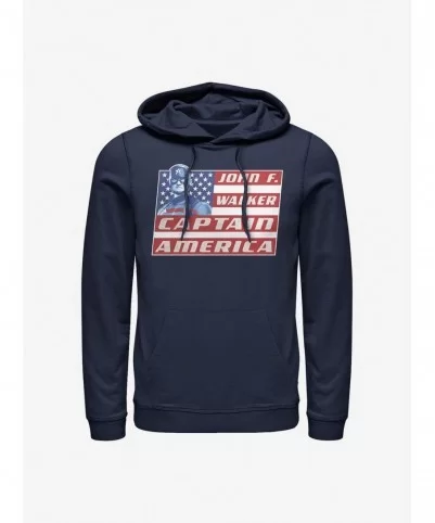 Wholesale Marvel The Falcon And The Winter Soldier Captain Walker Hoodie $14.73 Hoodies