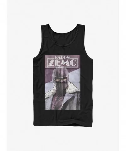 Crazy Deals Marvel The Falcon And The Winter Soldier Zemo Poster Tank $6.97 Tanks