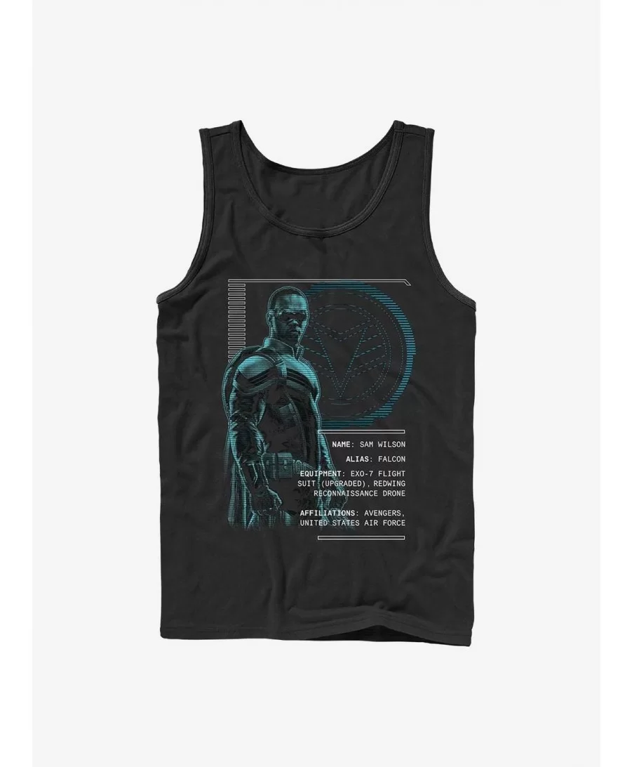 Huge Discount Marvel The Falcon And The Winter Soldier Sam Wilson Specs Tank $8.17 Tanks