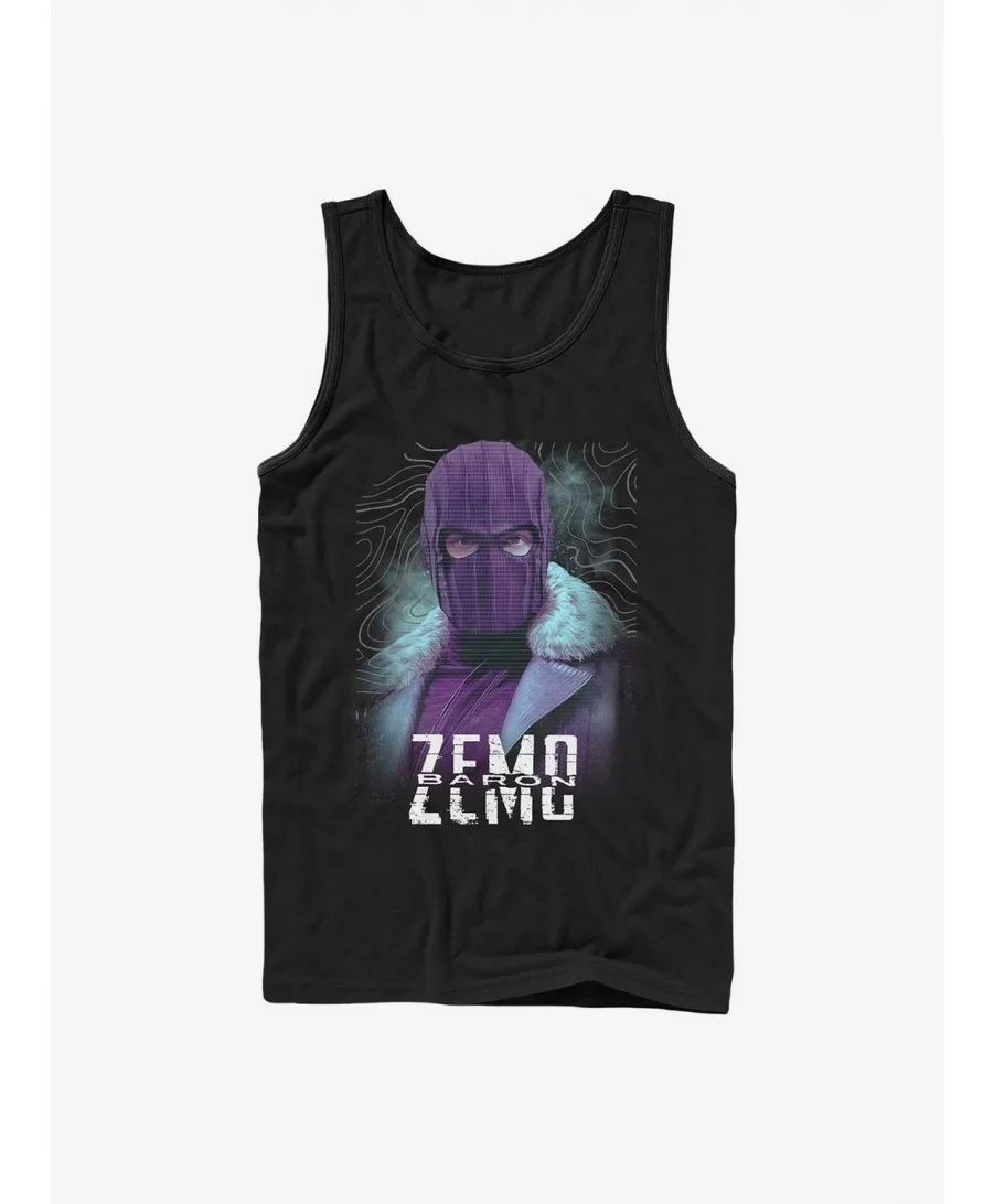 Huge Discount Marvel The Falcon And The Winter Soldier Zemo Purple Tank $8.57 Tanks