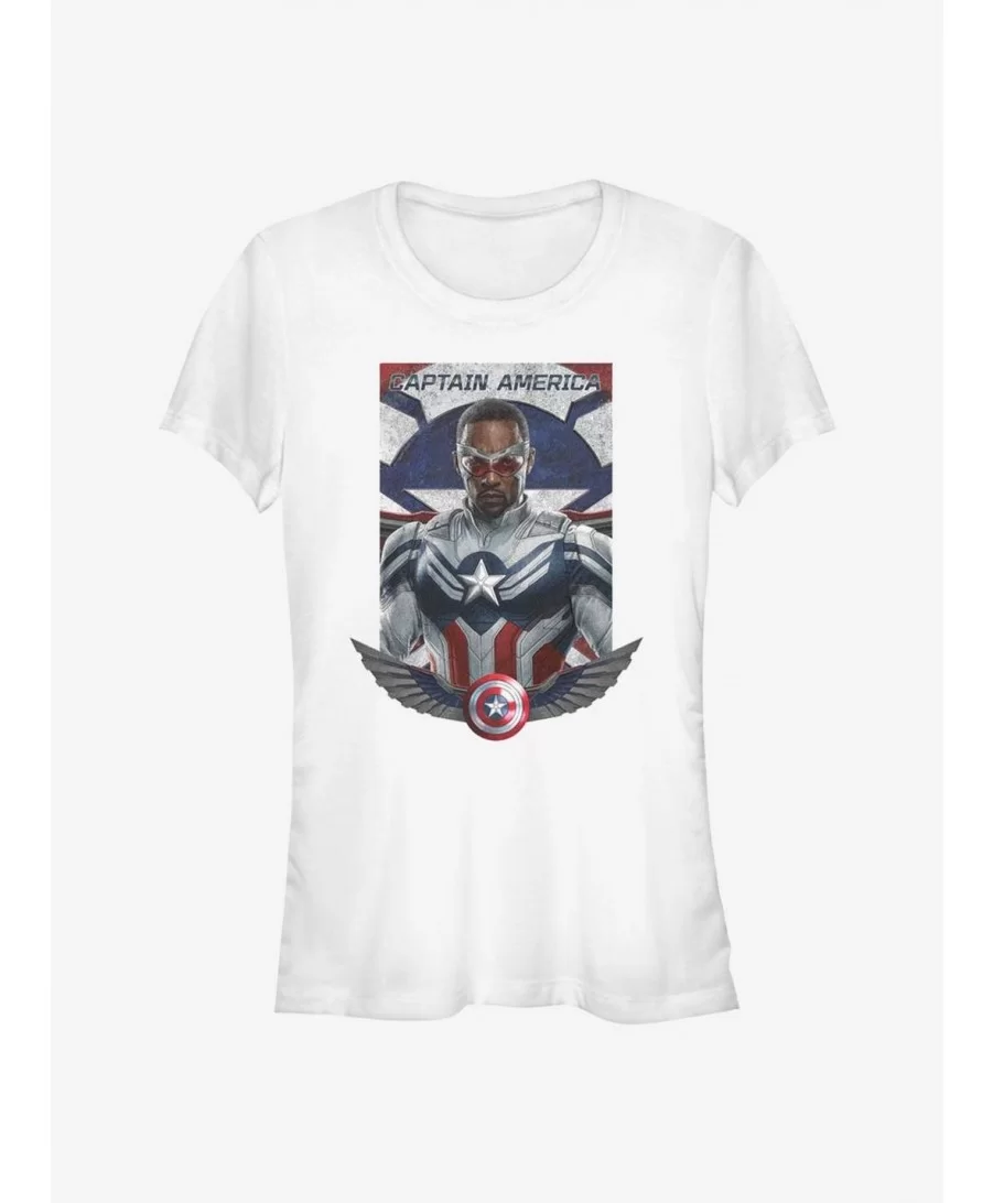 Unique Marvel The Falcon And The Winter Soldier Falcon Is Captain America Girls T-Shirt $8.09 T-Shirts