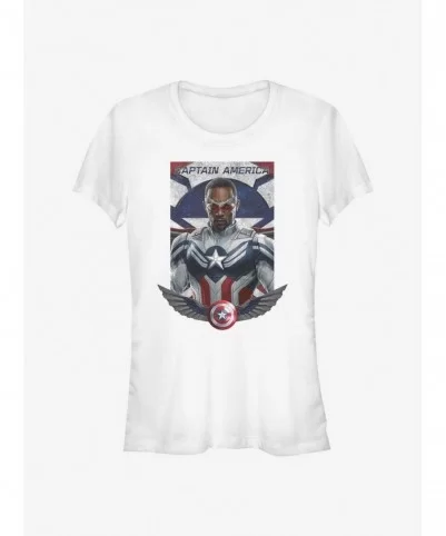 Unique Marvel The Falcon And The Winter Soldier Falcon Is Captain America Girls T-Shirt $8.09 T-Shirts