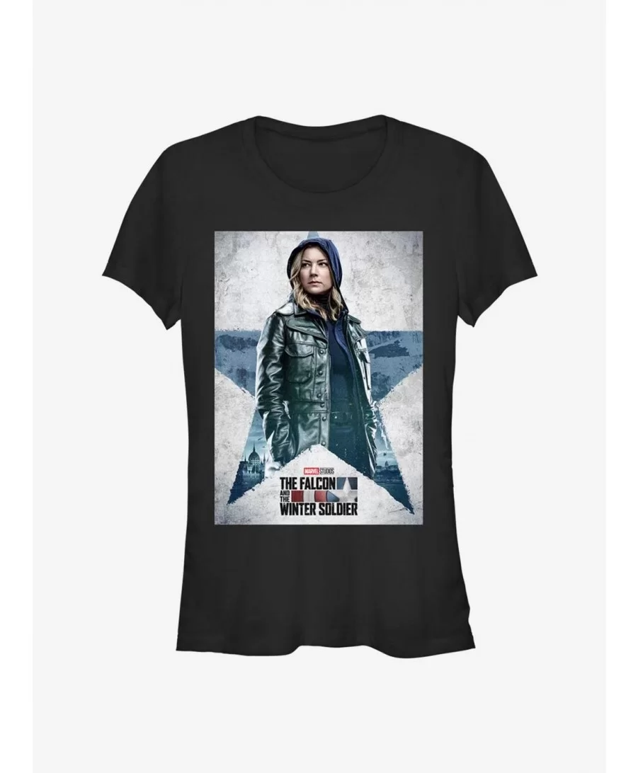 Limited-time Offer Marvel The Falcon And The Winter Soldier Carter Poster Girls T-Shirt $5.02 T-Shirts