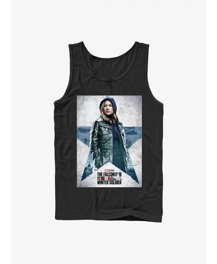 Wholesale Marvel The Falcon And The Winter Soldier Carter Poster Tank $8.57 Tanks