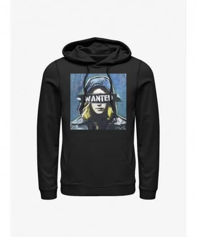 Crazy Deals Marvel The Falcon And The Winter Soldier Wanted Carter Hoodie $12.93 Hoodies