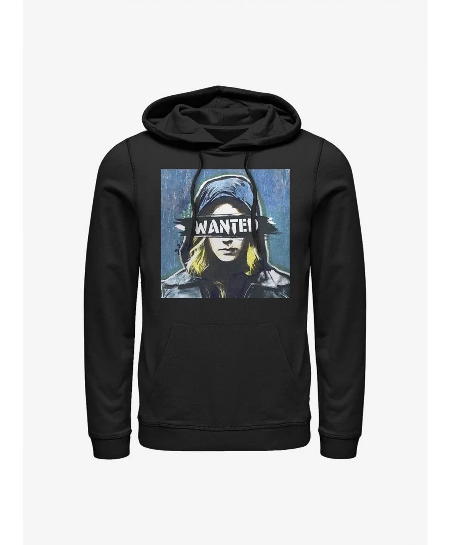 Crazy Deals Marvel The Falcon And The Winter Soldier Wanted Carter Hoodie $12.93 Hoodies