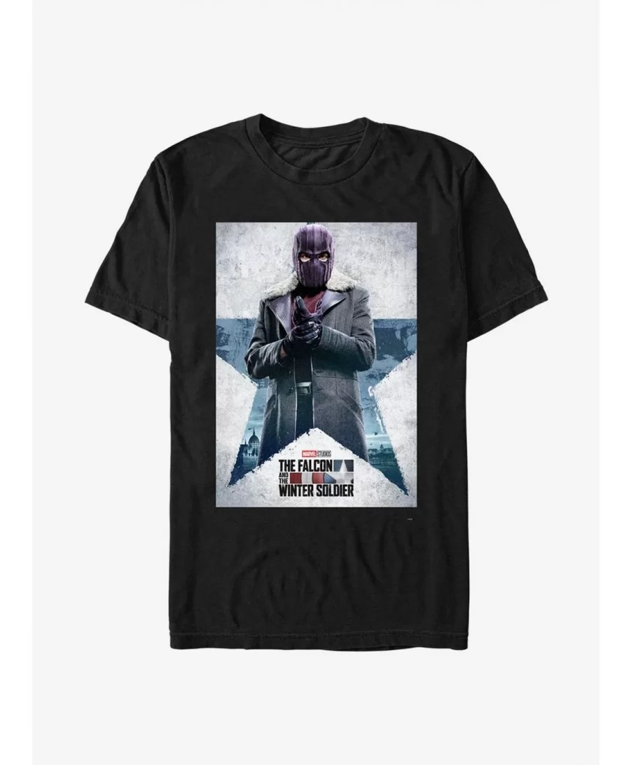 Limited Time Special Marvel The Falcon And The Winter Soldier Zemo Poster T-Shirt $6.68 T-Shirts