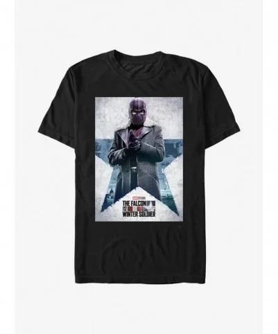 Limited Time Special Marvel The Falcon And The Winter Soldier Zemo Poster T-Shirt $6.68 T-Shirts