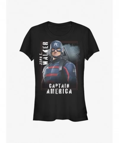 Premium Marvel The Falcon And The Winter Soldier Captain America Girls T-Shirt $4.85 T-Shirts