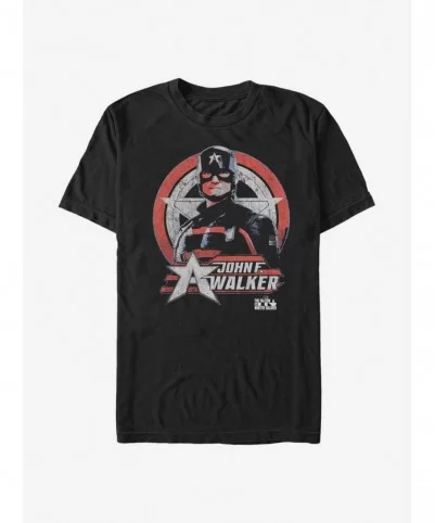 Seasonal Sale Marvel The Falcon And The Winter Soldier Captain Walker T-Shirt $5.12 T-Shirts